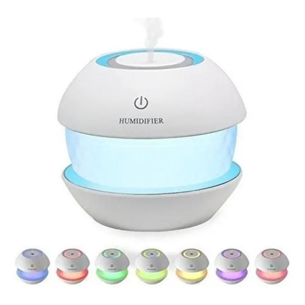 GENERICO - Humidificador O Difusor De Aromaterapia Con 8 Luces