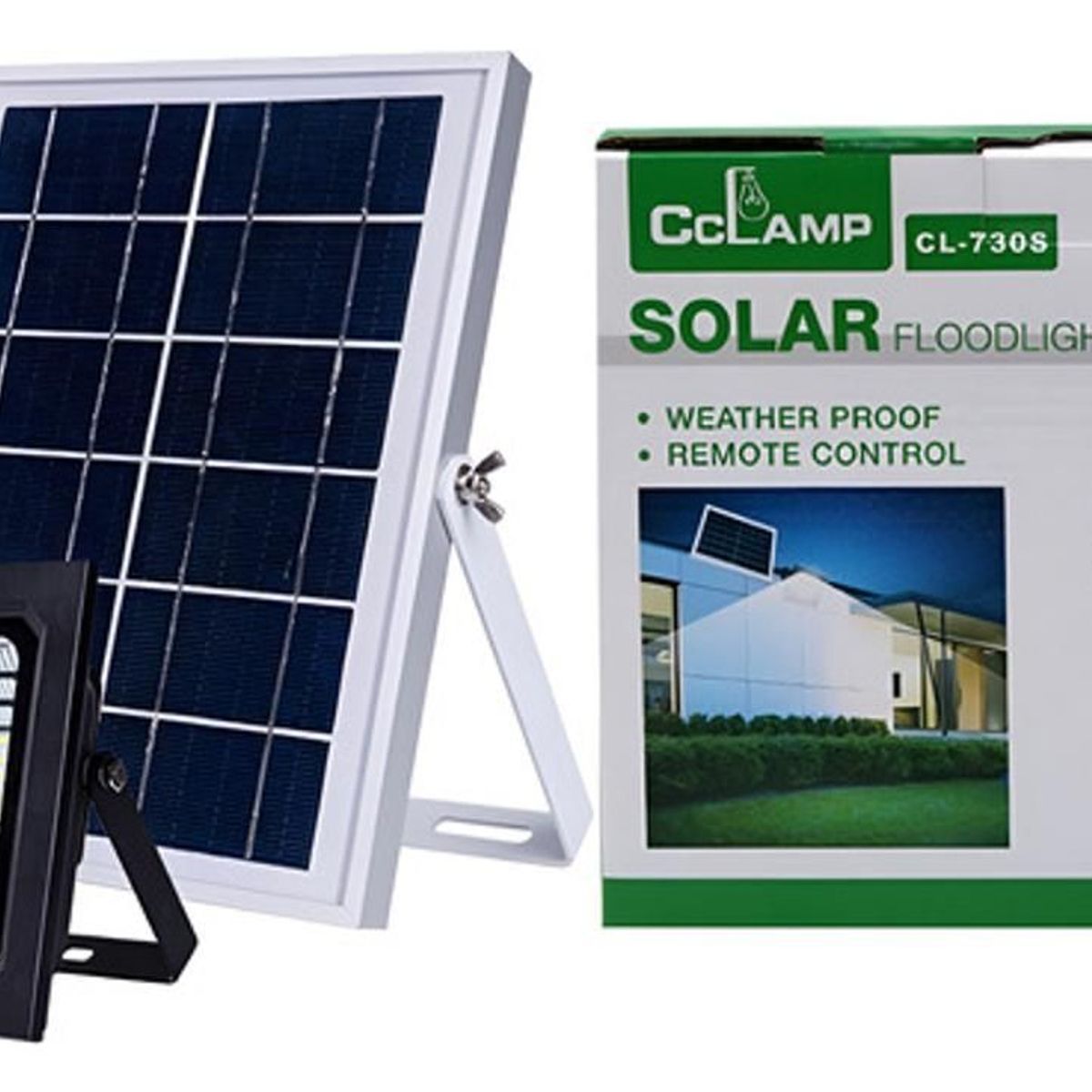 GENERICO - Reflector Exterior Lámpara Led 50wsolar Luz Blanca