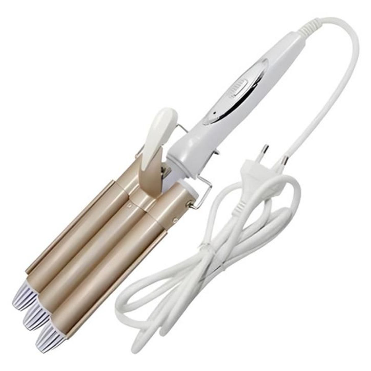 GENERICO - Rizador Ondulador Pinza Para Cabello En Bucle 3 Tubos Pro