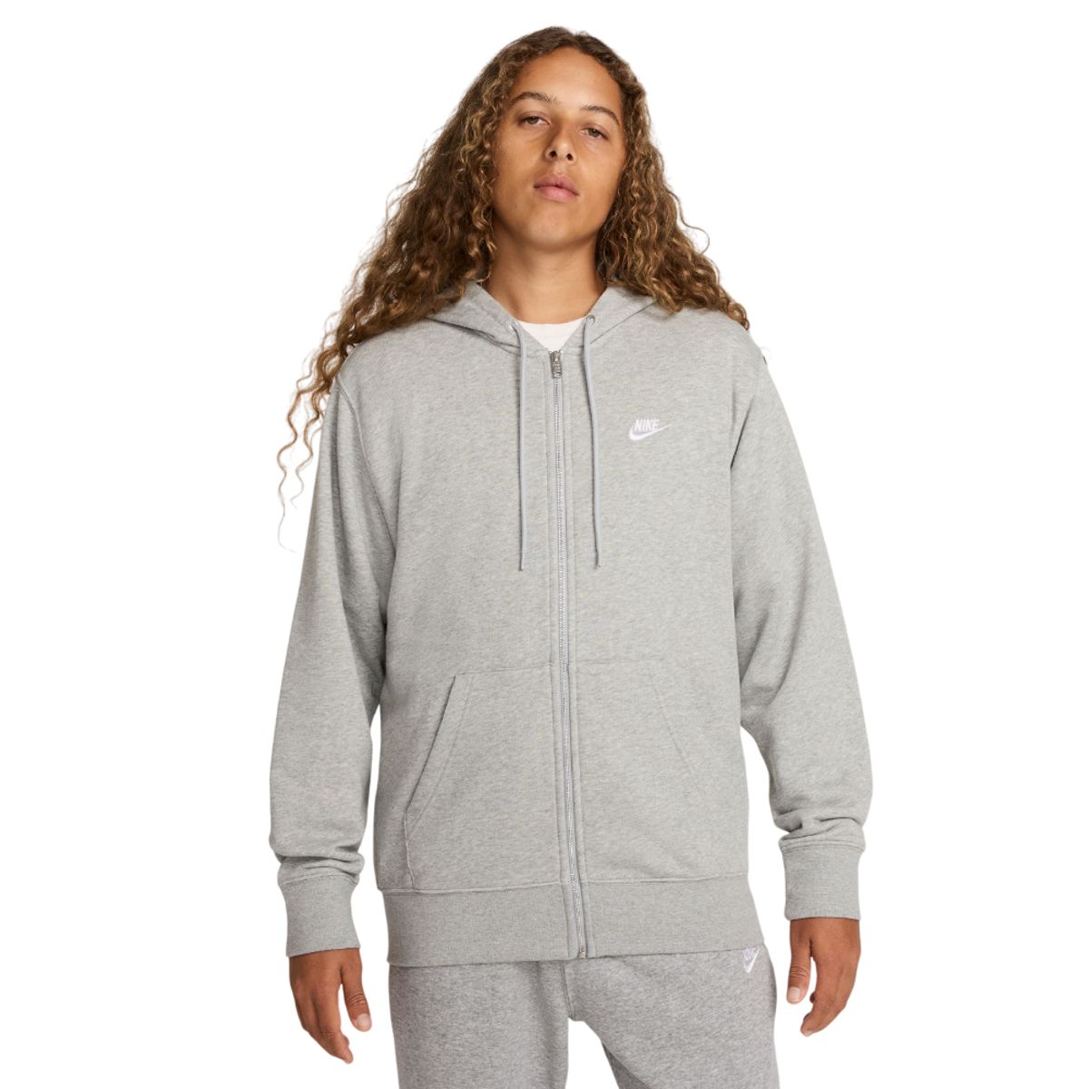 NIKE - Chaqueta Nike Club Hombre-Gris