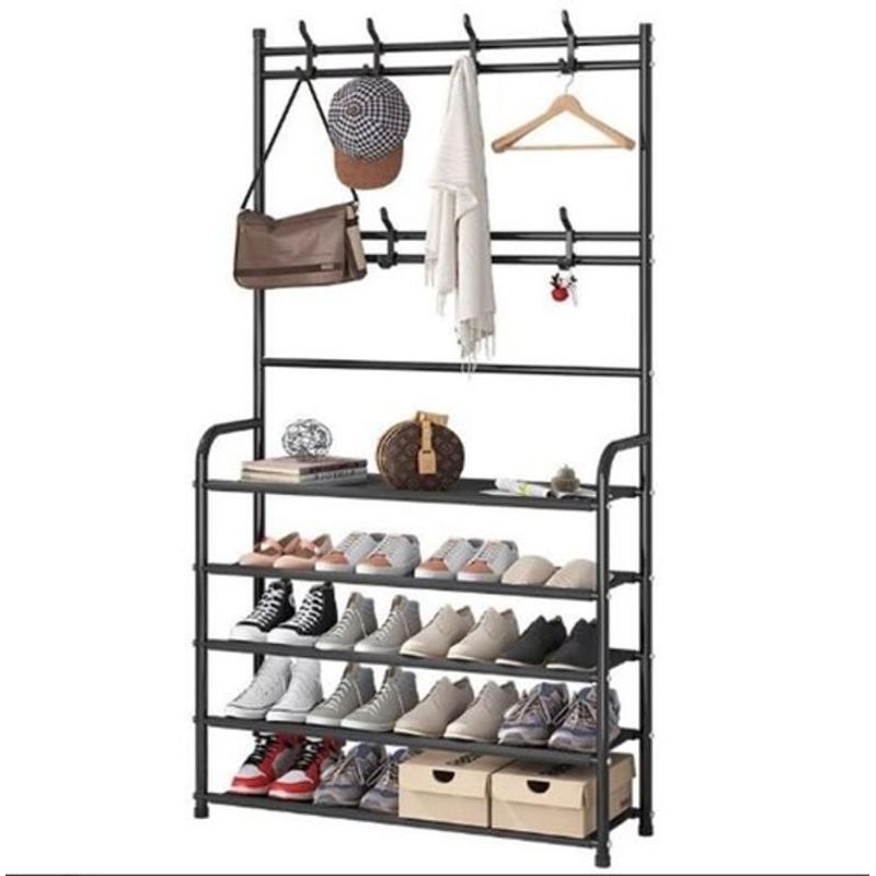 GENERICO - Zapatero Y Perchero Multifuncional Ideal Para Tu Habitación