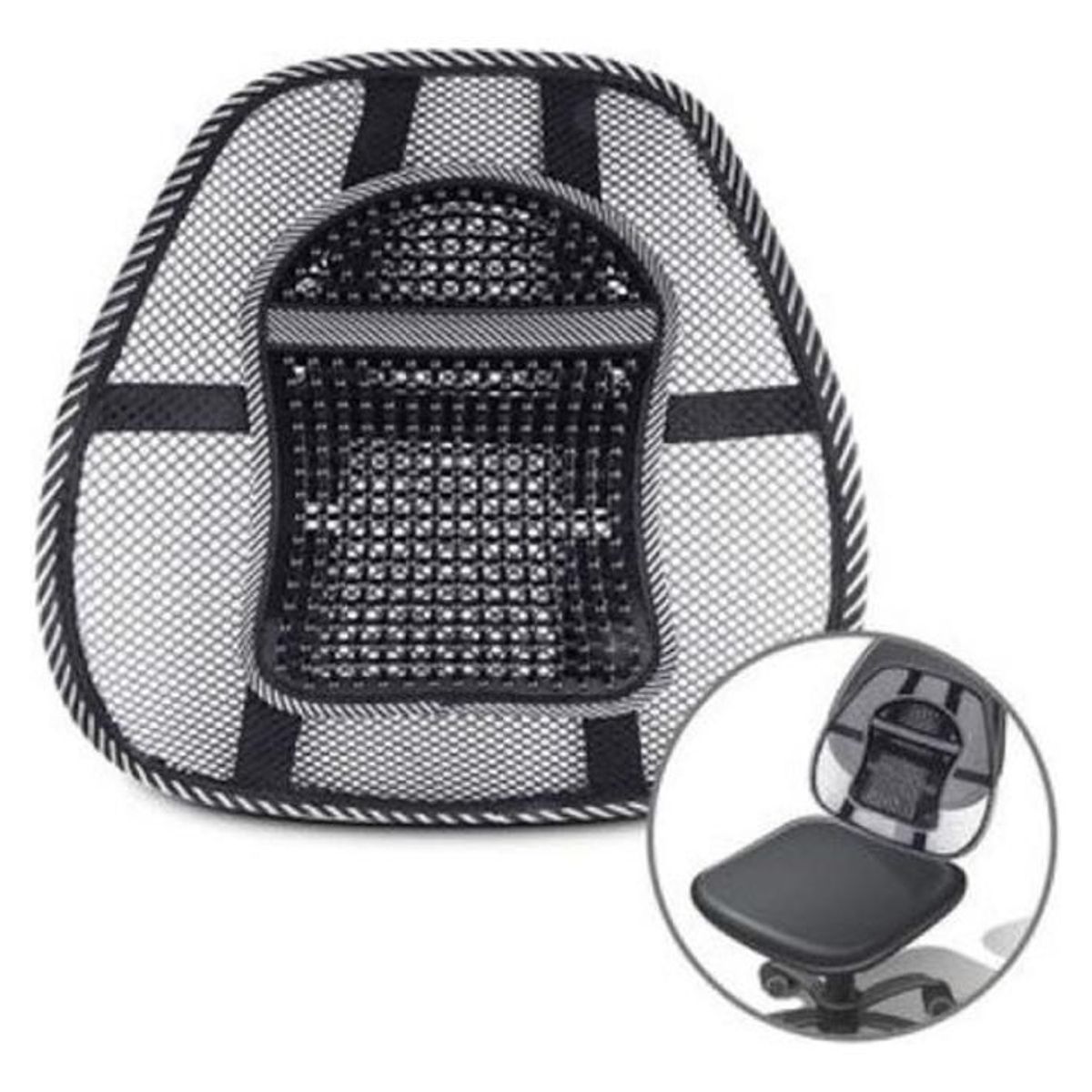 GENERICO - Espaldar Ergonómico Lumbar Corrector Postura Silla Y Auto