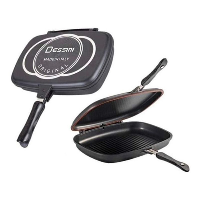 GENERICO - Sartén Rectangular Acero Inox Genérica 36 Cm Antiadherente