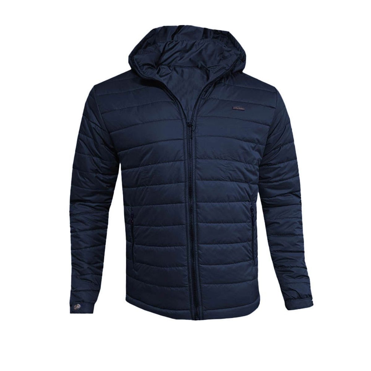 MODA EN CIRCUITO - Chaqueta Impermeable Azul Oscuro Para Hombre