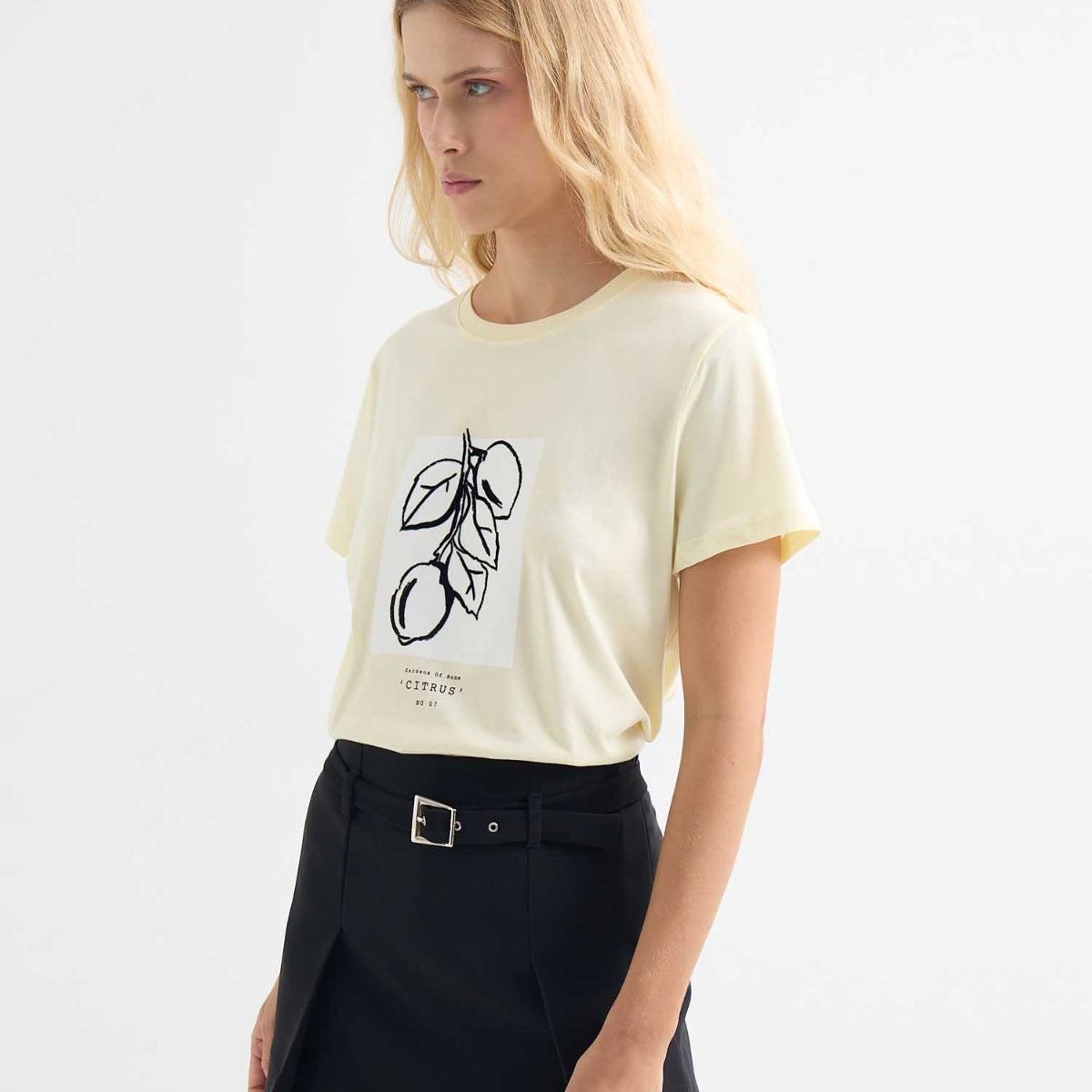 SEVEN SEVEN - Camiseta De Mujer  Amarillo Marca Seven Seven #28096208