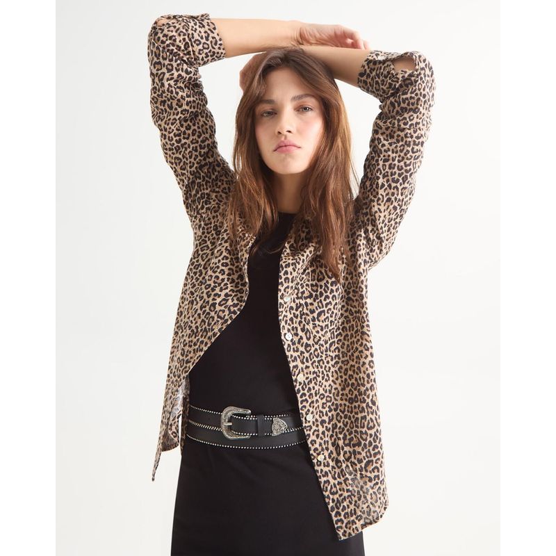 SEVEN SEVEN - Blusa Para Mujer Manga Larga Color Camel Marca Seven Seven #28124020