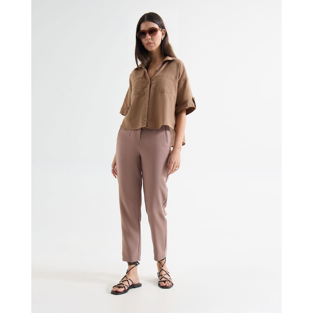 SEVEN SEVEN - Pantalon Para Mujer  Color Taupe Marca Seven Seven #28071857