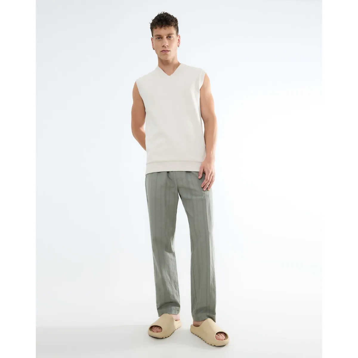 SEVEN SEVEN - Pantalon Para Hombre  Color Verde  Marca Seven Seven #45071068