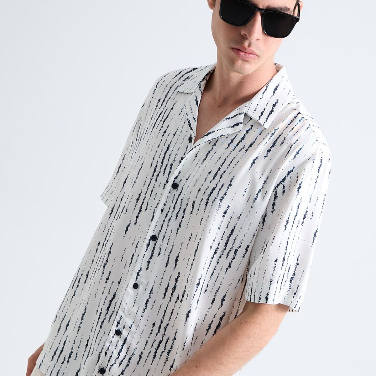 SEVEN SEVEN - Camisa De Hombre  Color Azul Marca Seven Seven #45012111