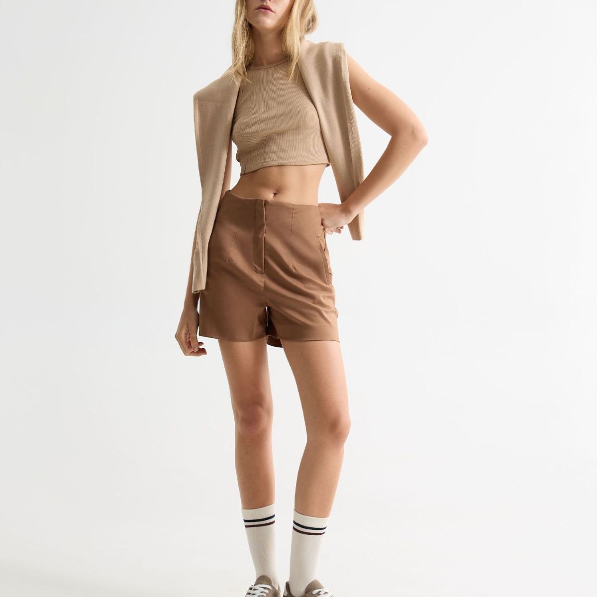 SEVEN SEVEN - Short Para Mujer  Color Salmon Marca Seven Seven #28191058