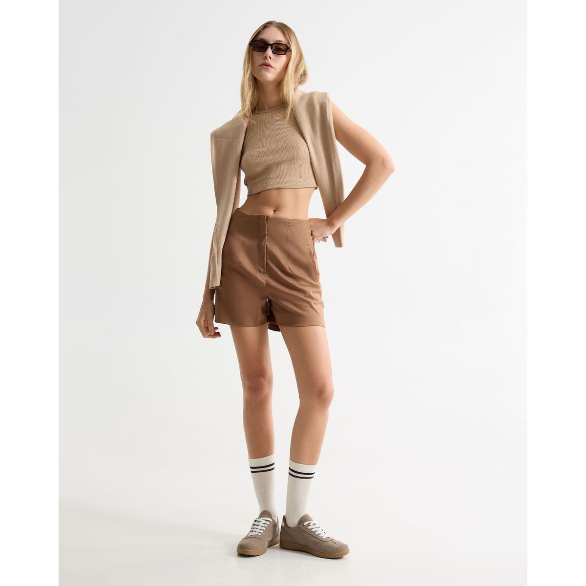 SEVEN SEVEN - Short Para Mujer  Color Salmon Marca Seven Seven #28191058