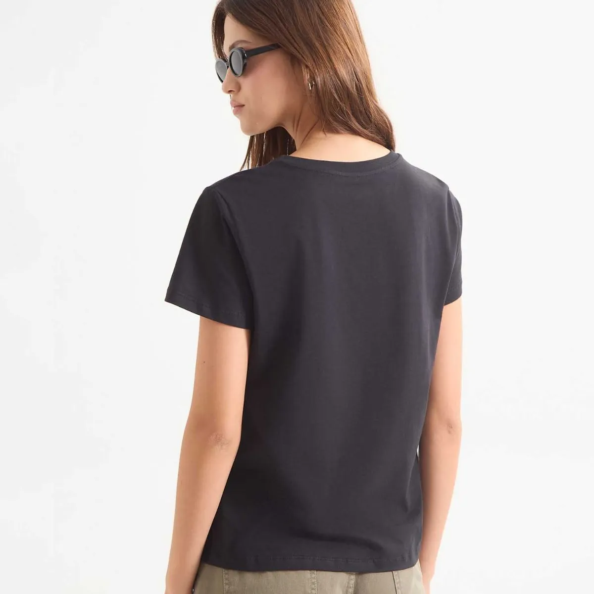 SEVEN SEVEN - Camiseta De Mujer  Color Negro Marca Seven Seven #28096207