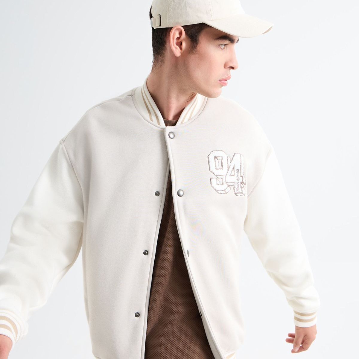 SEVEN SEVEN - Chaqueta Para Hombre Bomber Color Beige Marca Seven Seven #45080452