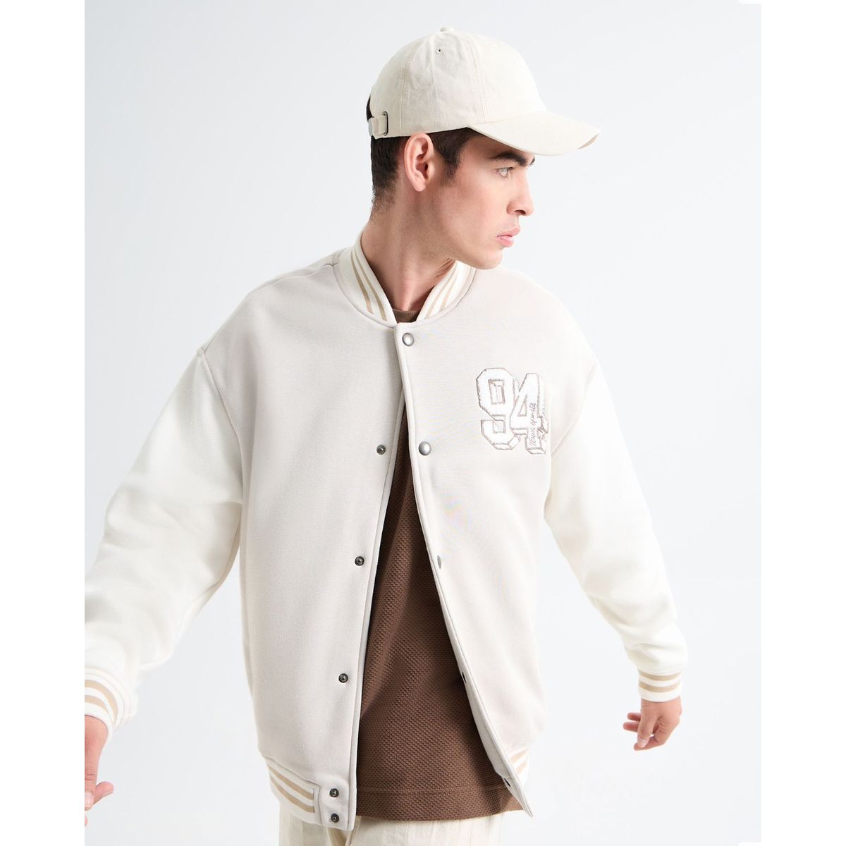 SEVEN SEVEN - Chaqueta Para Hombre Bomber Color Beige Marca Seven Seven #45080452