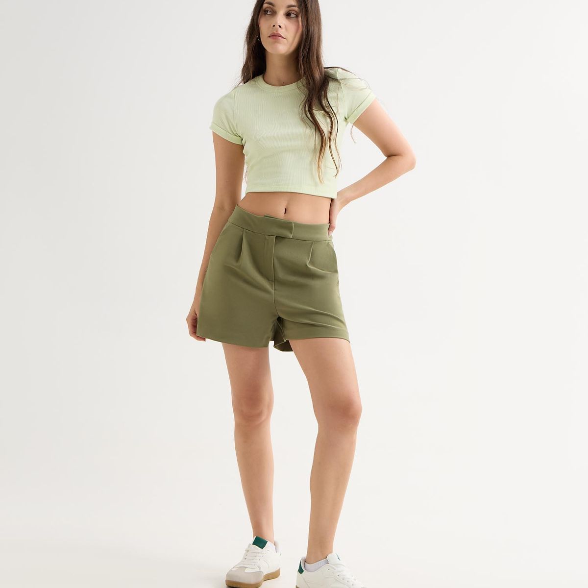 SEVEN SEVEN - Short Para Mujer  Color Verde Oliva Marca Seven Seven #28191045