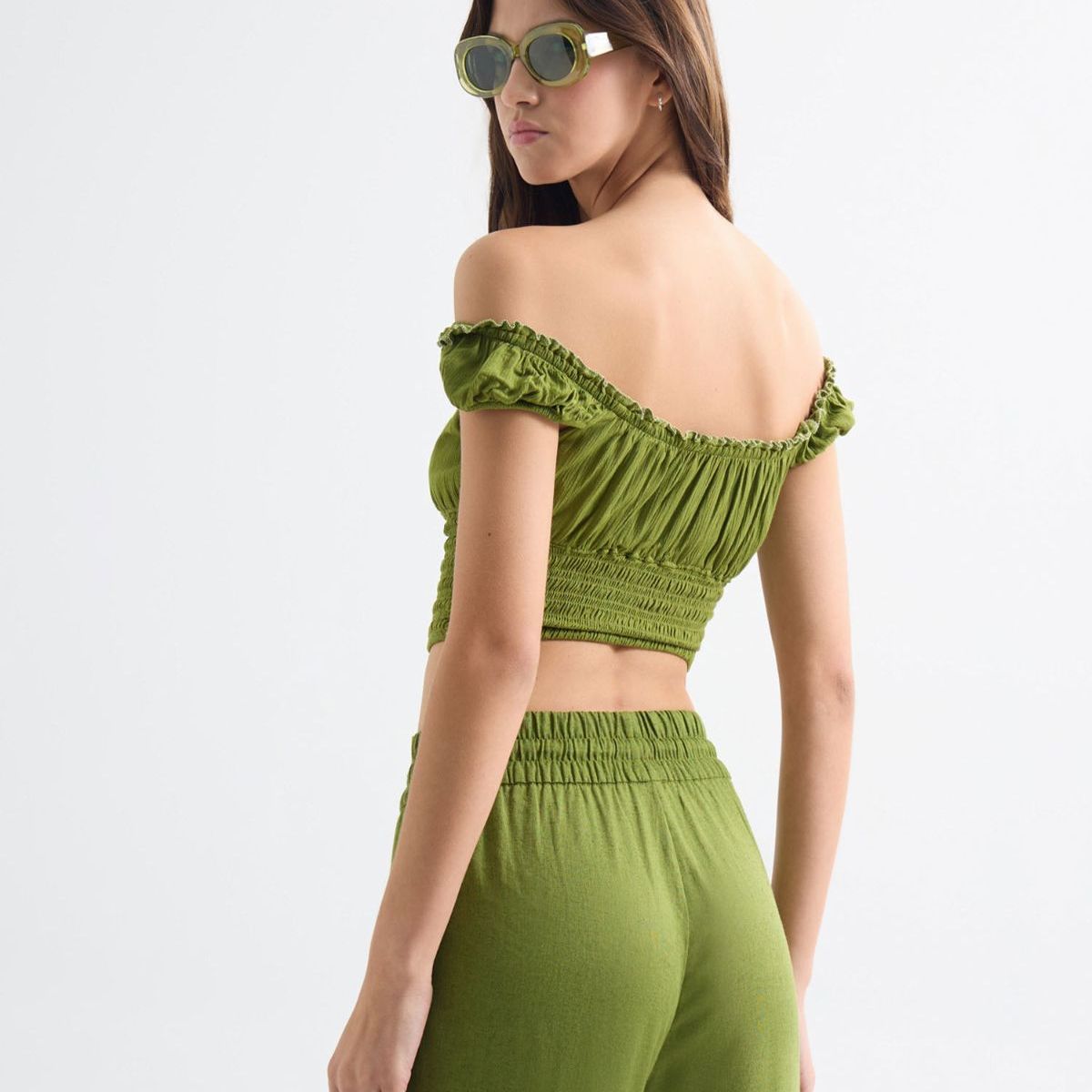 SEVEN SEVEN - Blusa Para Mujer Manga Corta Color Verde Claro Marca Seven Seven #28124009