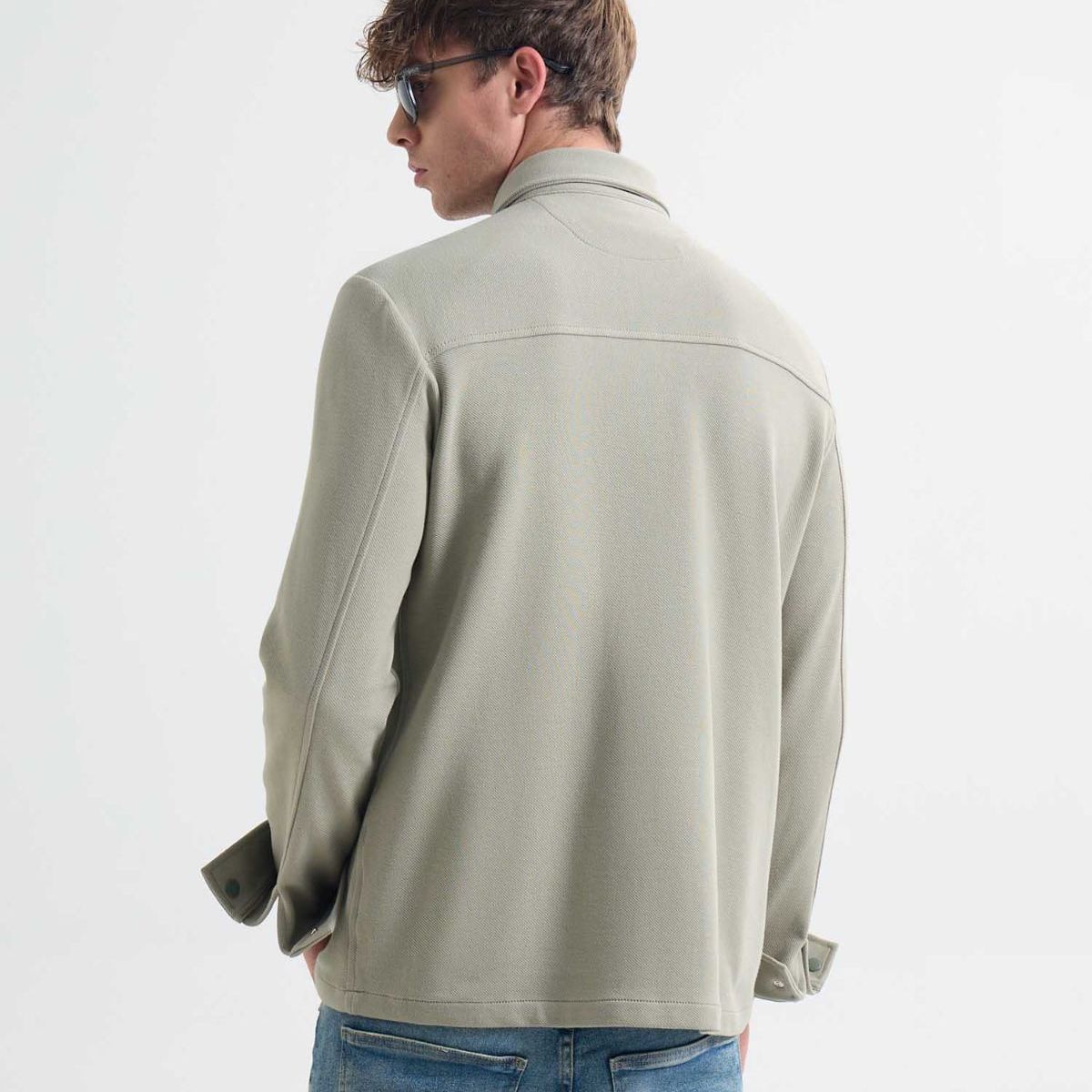 SEVEN SEVEN - Camisa De Hombre  Color Verde Marca Seven Seven #45012102