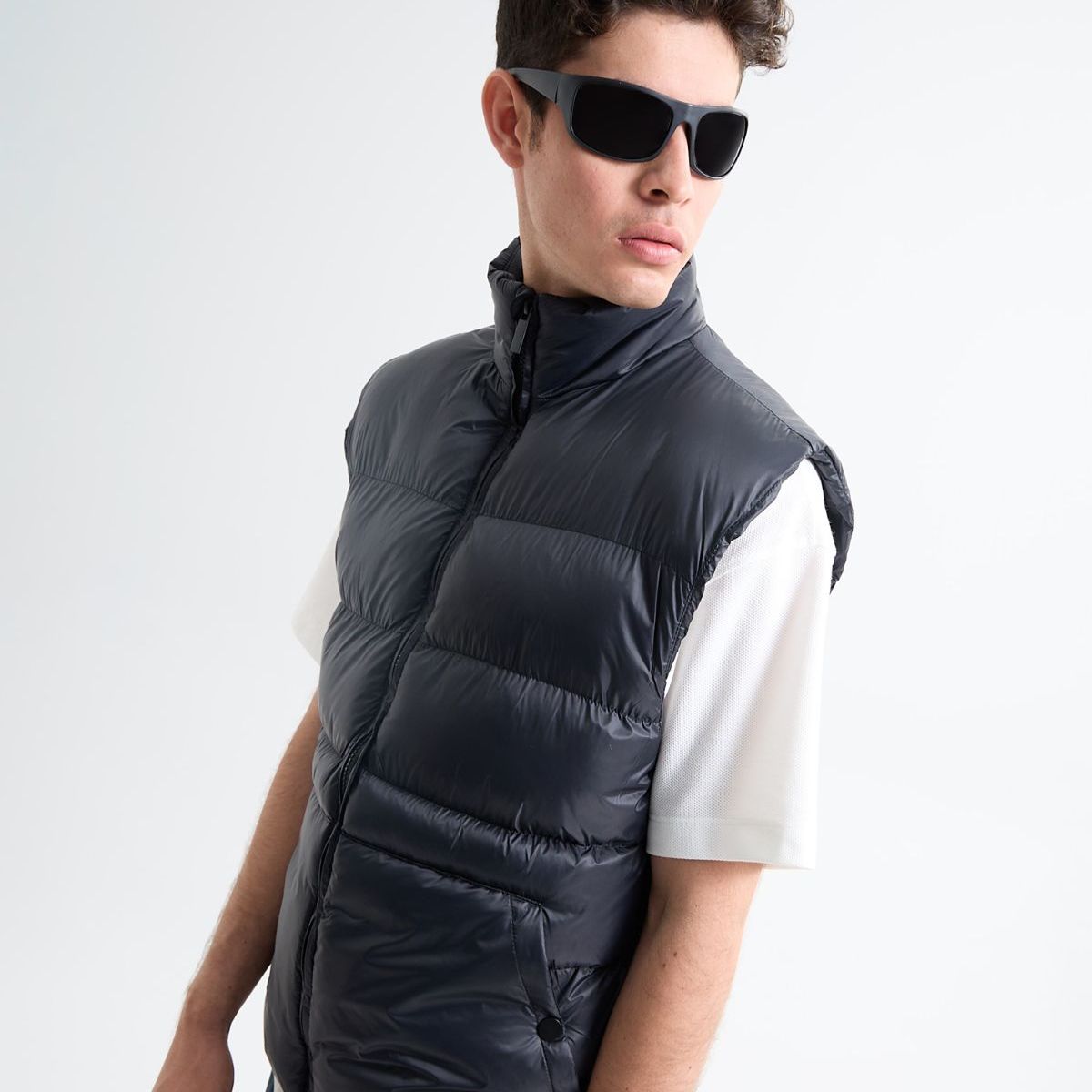 SEVEN SEVEN - Chaleco Para Hombre  Color Negro Marca Seven Seven #45250006