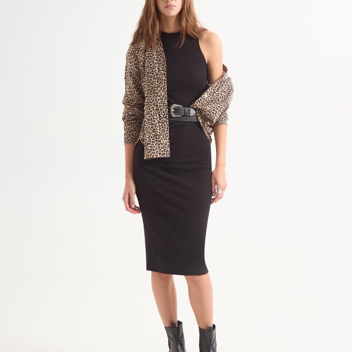 SEVEN SEVEN - Vestido Para Mujer M/Sisa Largo Color Negro Marca Seven Seven #28171371