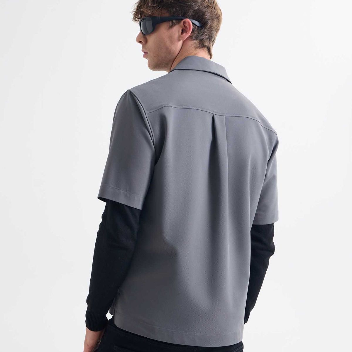 SEVEN SEVEN - Camisa De Hombre  Color Gris Marca Seven Seven #45012078