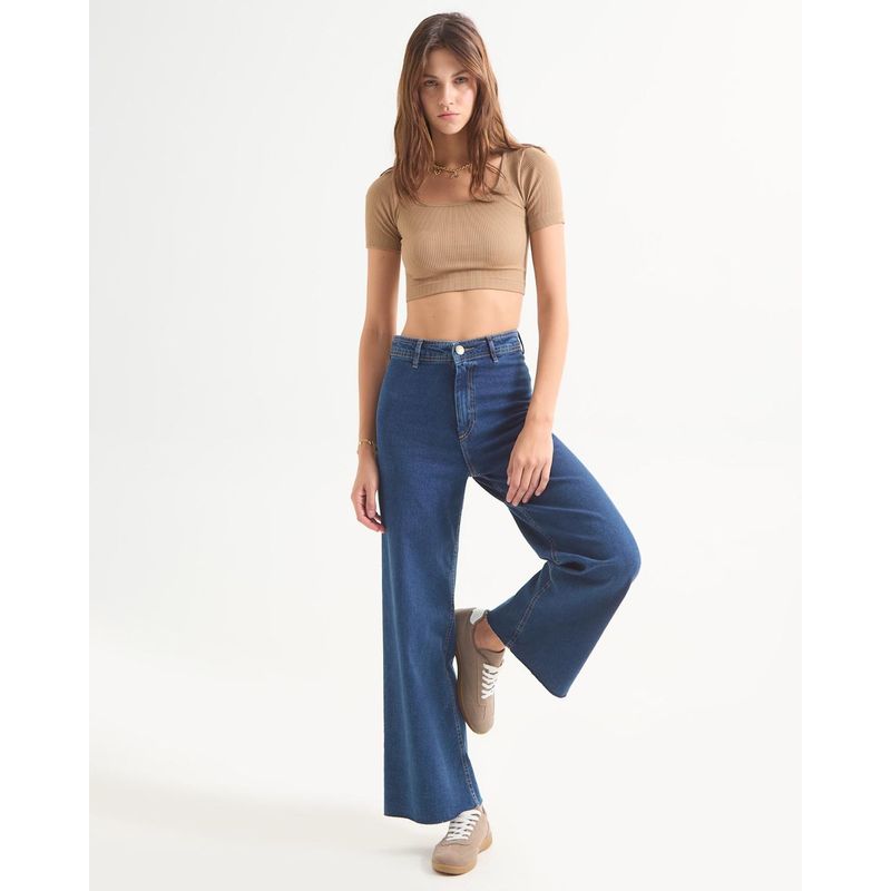 SEVEN SEVEN - Jean Para Mujer Retro Color Azul Medio Marca Seven Seven #28160934