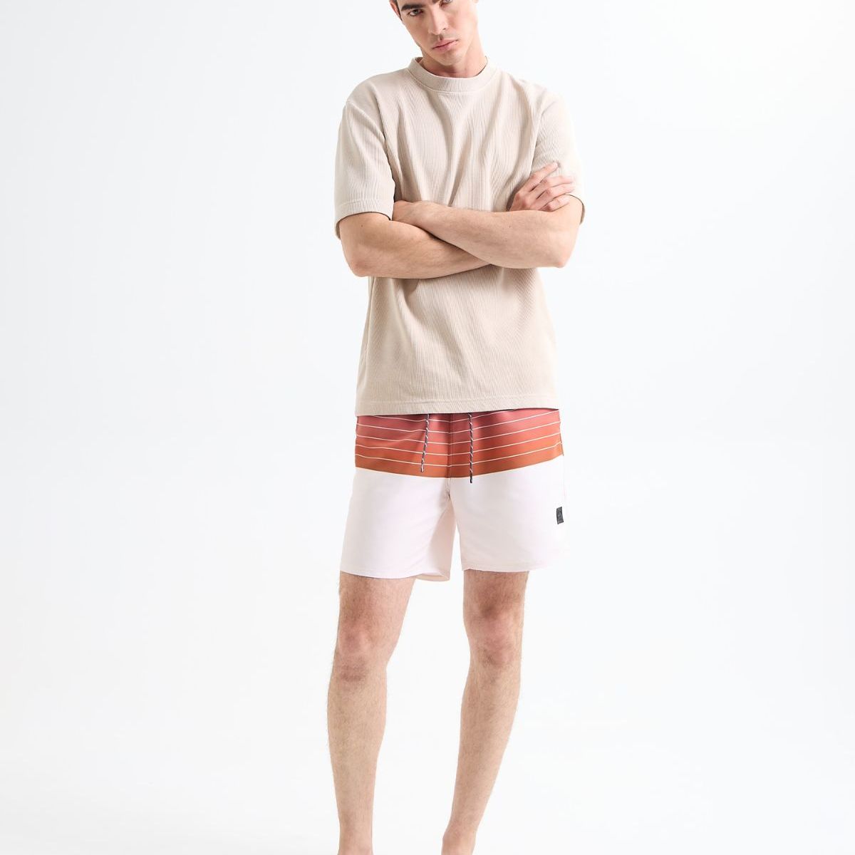 SEVEN SEVEN - Pantaloneta Para Hombre  Color Terracota Marca Seven Seven #45280073