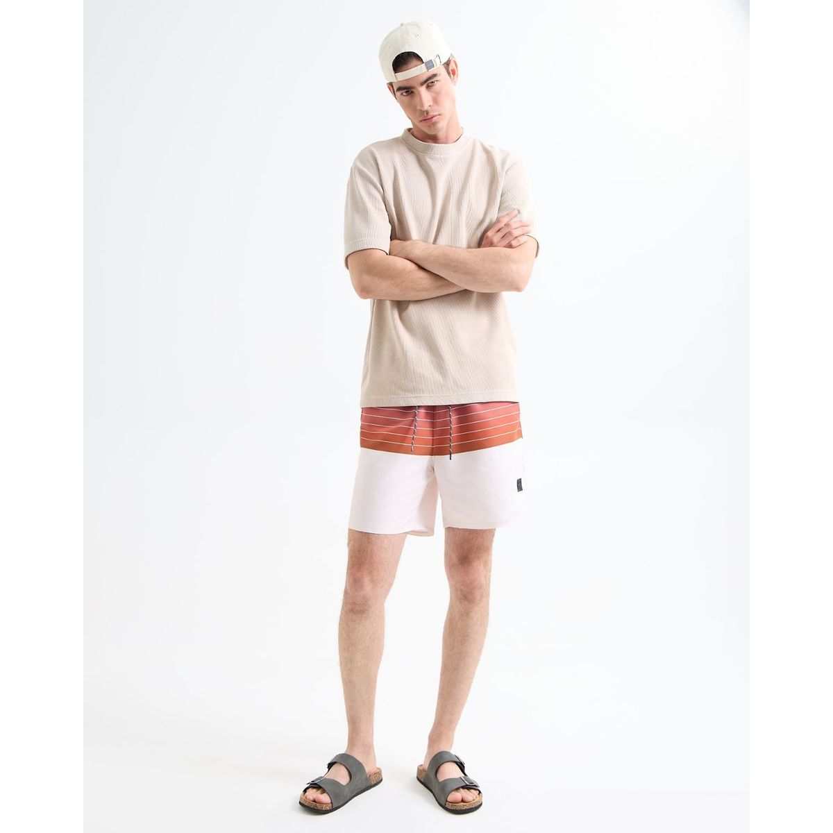 SEVEN SEVEN - Pantaloneta Para Hombre  Color Terracota Marca Seven Seven #45280073