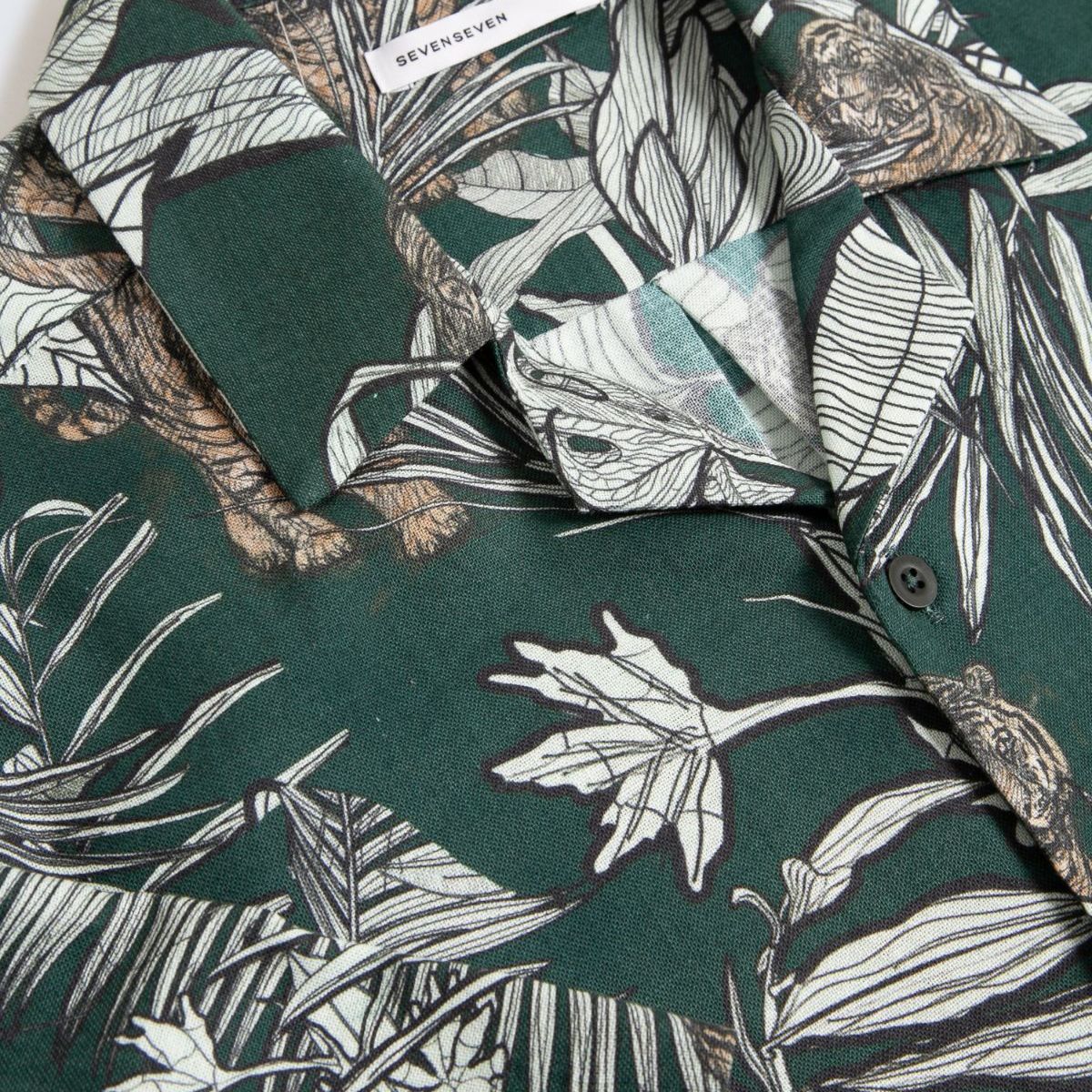 SEVEN SEVEN - Camisa De Hombre  Color Verde Marca Seven Seven #45012109