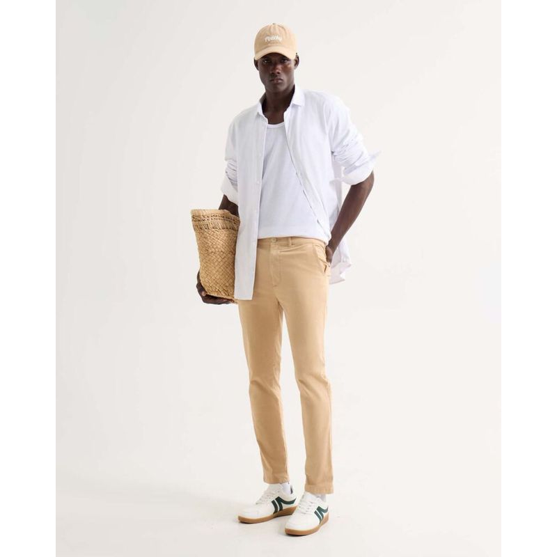 SEVEN SEVEN - Pantalon Para Hombre Chino Color Crema Marca Seven Seven #45071085