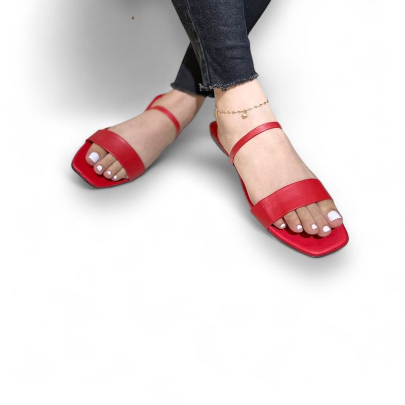 GENERICO - Sandalia Mujer MTK RIHANNA ROJO