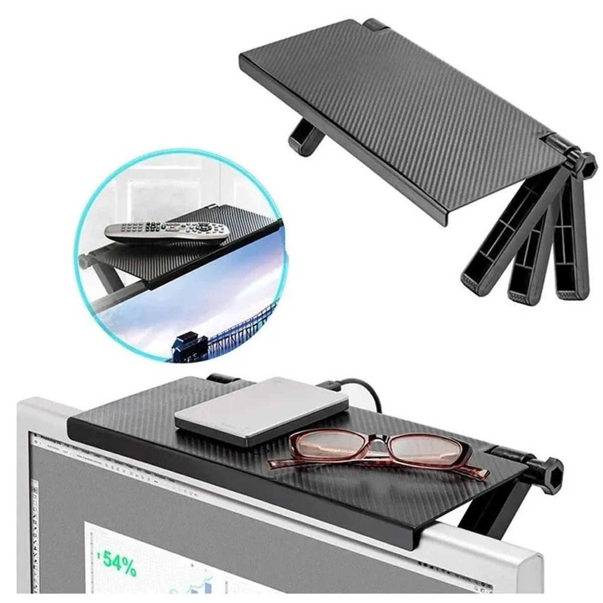 SKY - Repisa Base Soporte Ajustable Mesa Deco Pantalla Tv Monitor