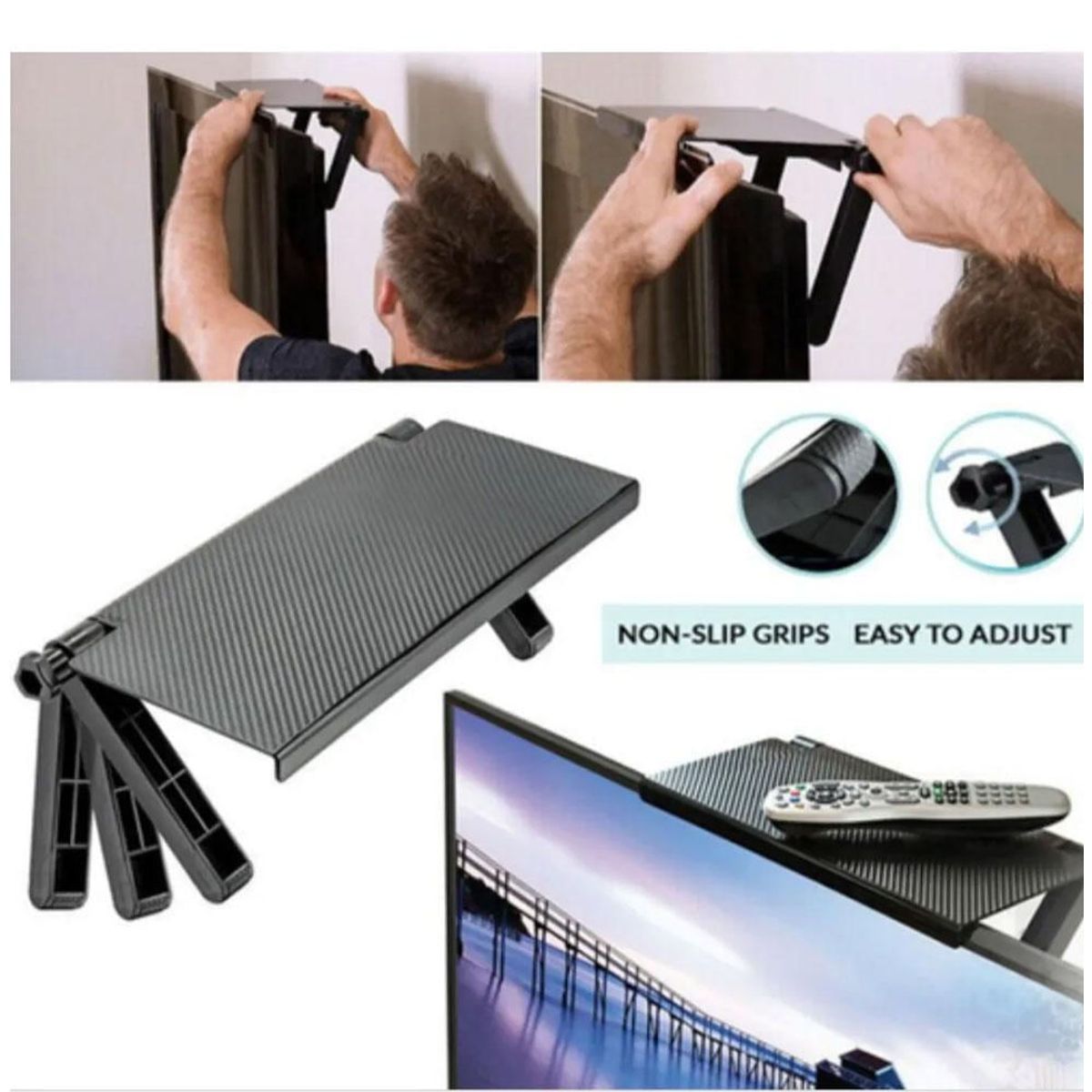 SKY - Repisa Base Soporte Ajustable Mesa Deco Pantalla Tv Monitor