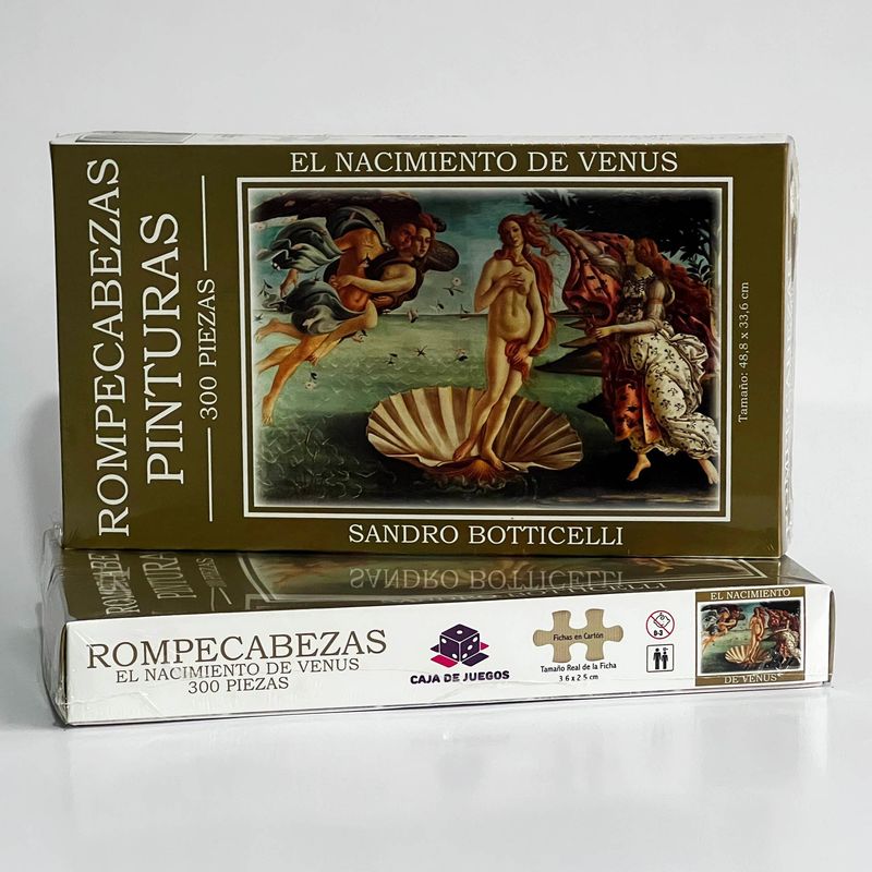 CAJA DE JUEGOS - Rompecabezas El Nacimiento de Venus 300 piezas