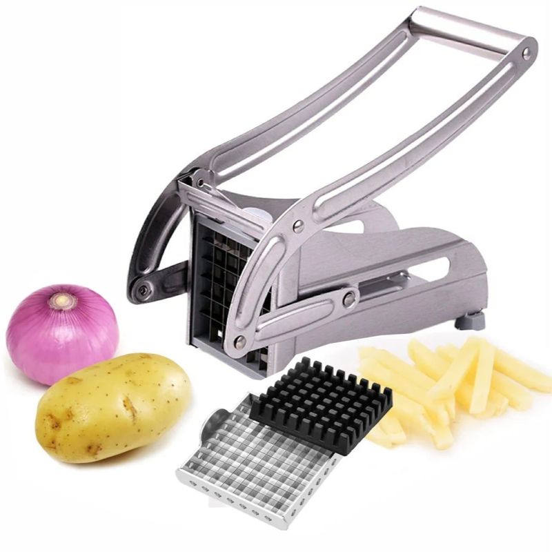 GENERICO - Cortador De Papas Acero Inoxidable Profesional Para Verduras