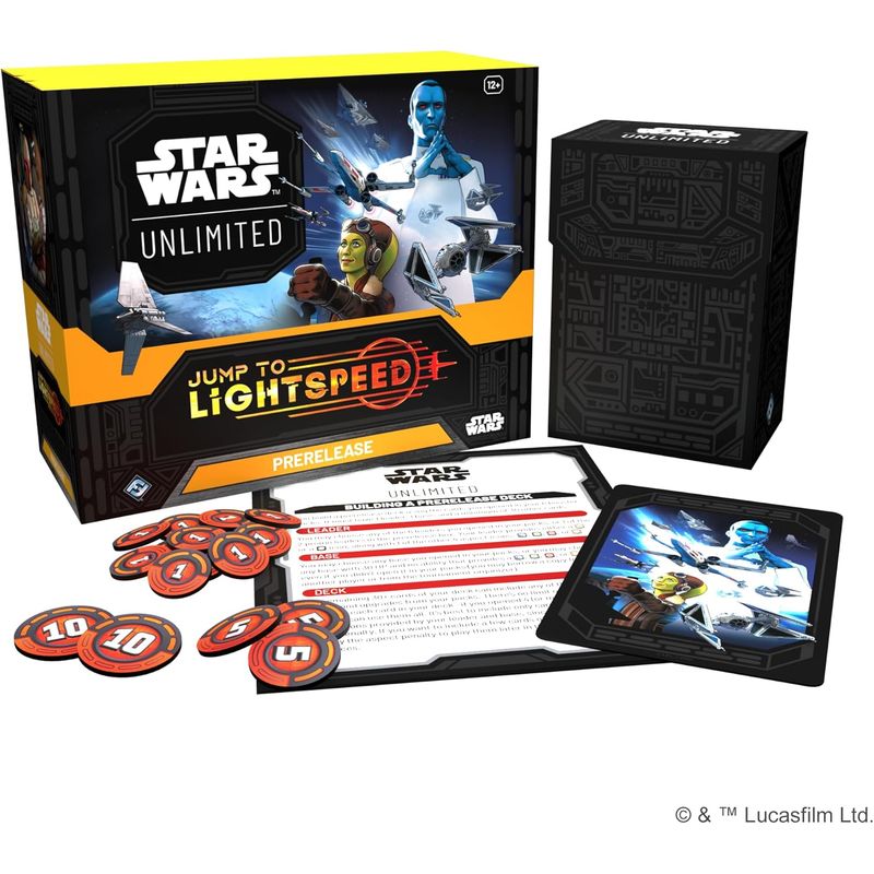 ASMODEE - Starwars Unlimited Jump To Lightspeed Prerelease Box Ingles