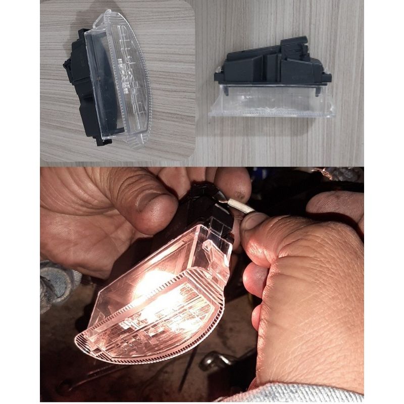 GENERICO - Luz De Placa Bomper Trasero Renault Twingo Clio Con Bombillo