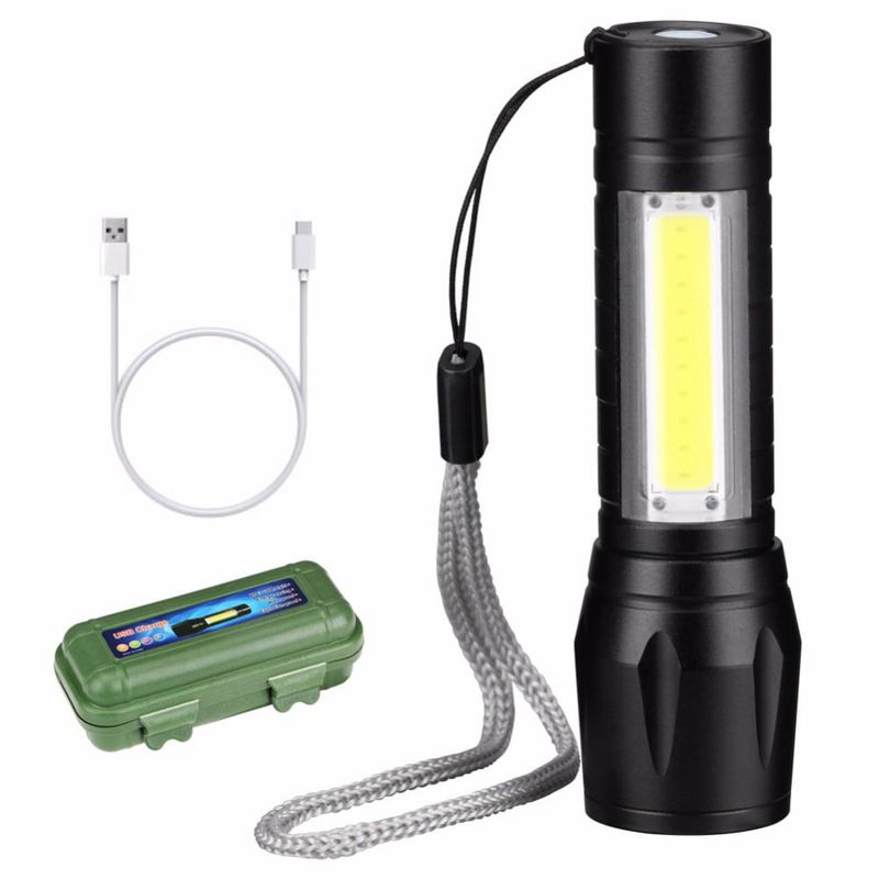 SKY - Linterna Led 511 USB 3 Modos de Luz