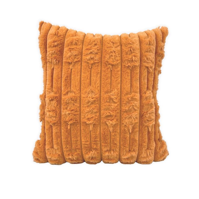 DIMATEX LEON - Cojín Felpa Suave Decorativo Sala Colores 42x42cm Refgos Terracota