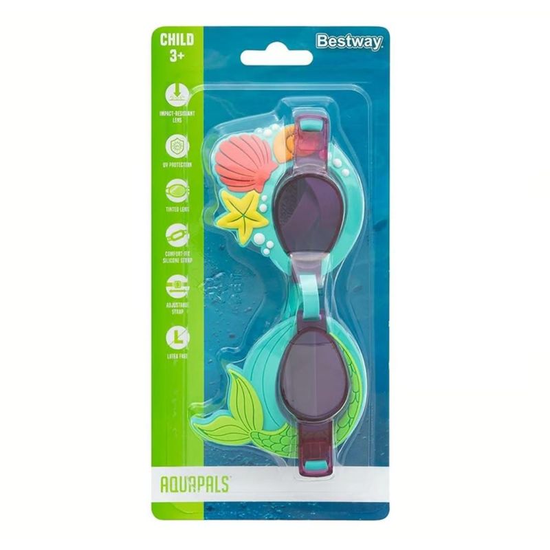 BESTWAY - Gafas de Natación con Diseño de Mar