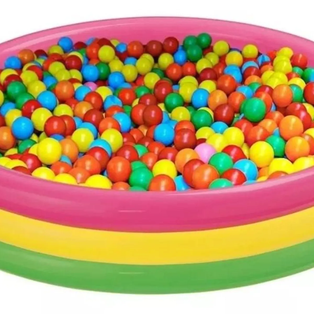 INTEX - Piscina Inflable 147cm X 33cm + 100 Pelotas + Inflador