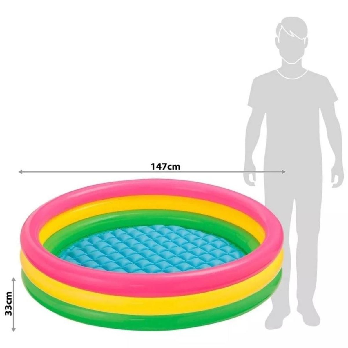 INTEX - PISCINA  INTEX 147CM X 33CM