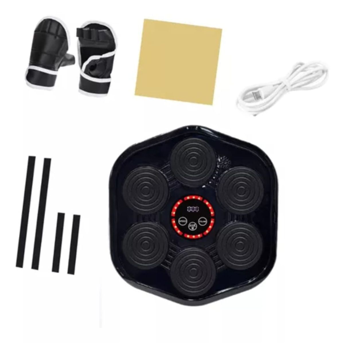 GENERICO - Maquina de boxeo musical bluetooth 6 paneles