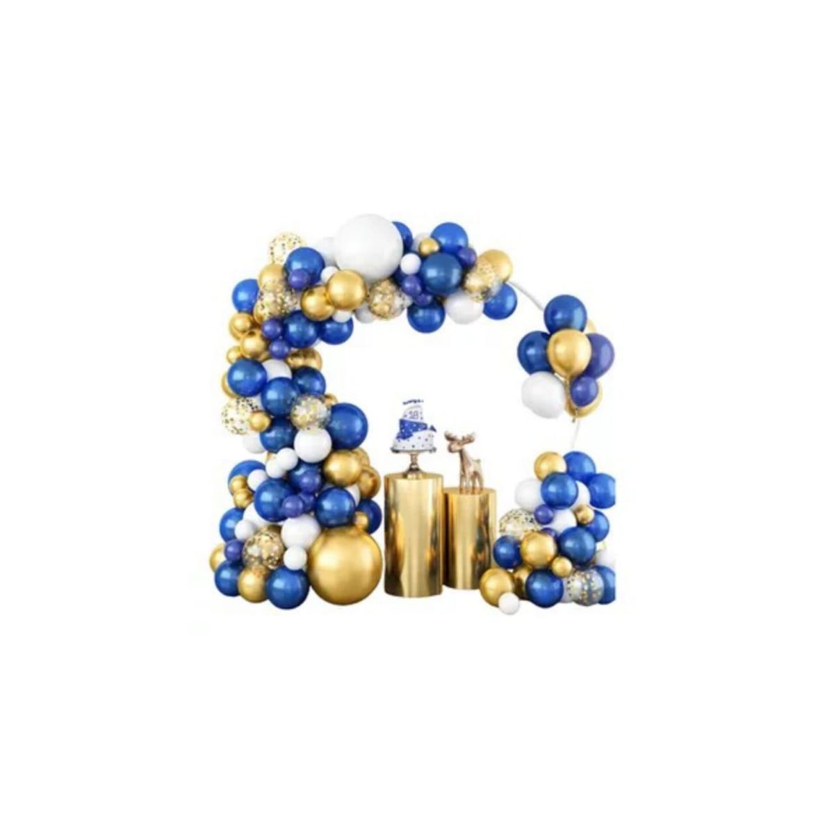 GENERICO - Kit Arco Azul Elegante De 72 Pcs Fiestas Inolvidables