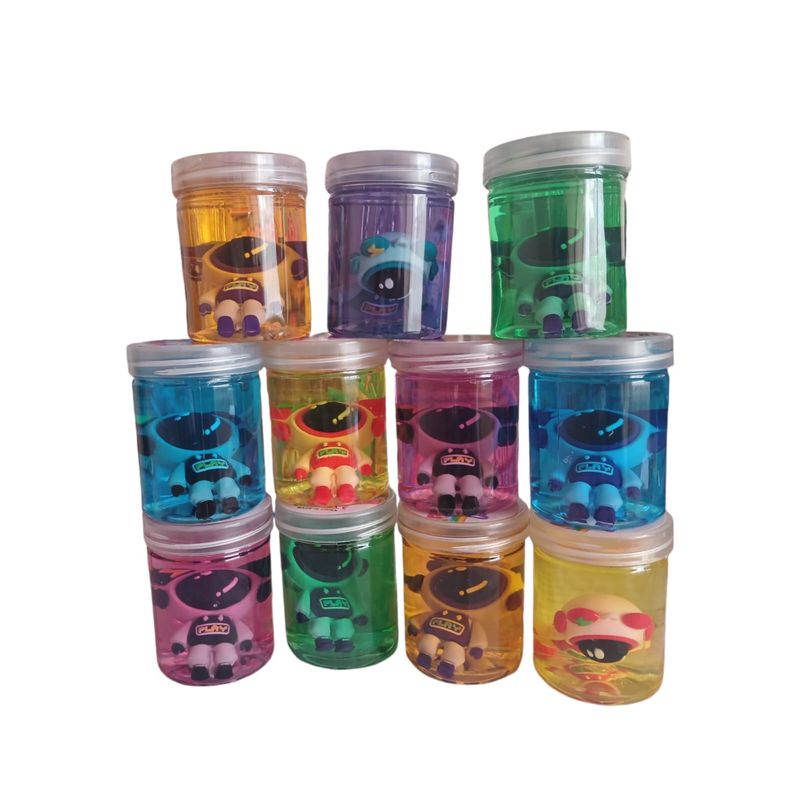 GENERICO - Caja De Slime  X12Para Niñas Con Muñeco Astronauta