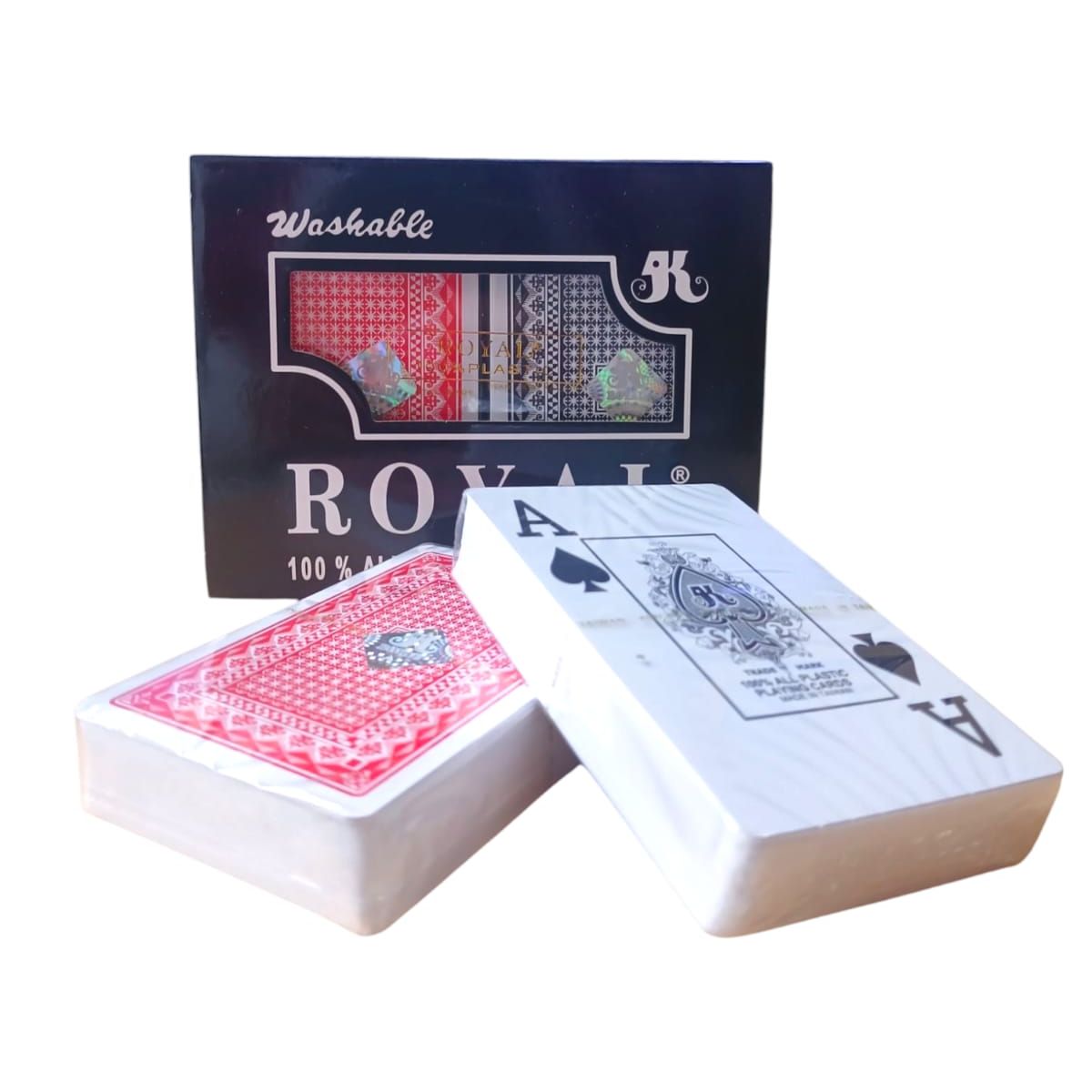 GENERICO - Juego De Cartas Poker Royal Platificada