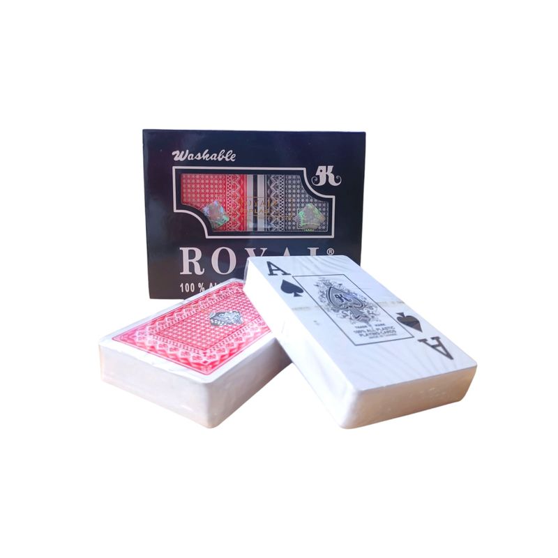 GENERICO - Juego De Cartas Poker Royal Platificada