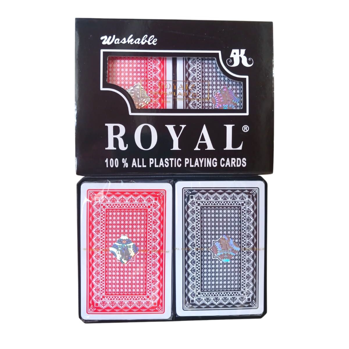 GENERICO - Juego De Cartas Poker Royal Platificada