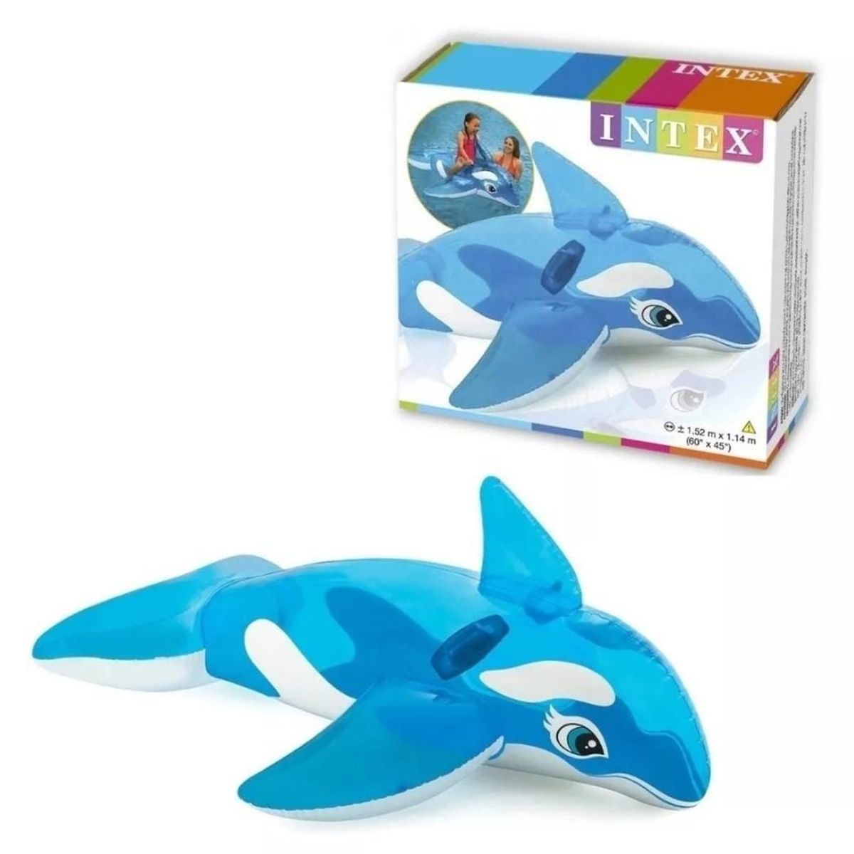 INTEX - Inflable Ballena Intex  Color Azul