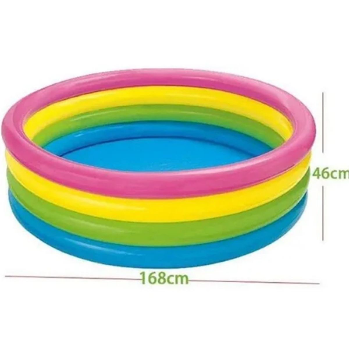 INTEX - Piscina Inflable 168 + 200 Pelotas, Inflador y Rodadero Rosa
