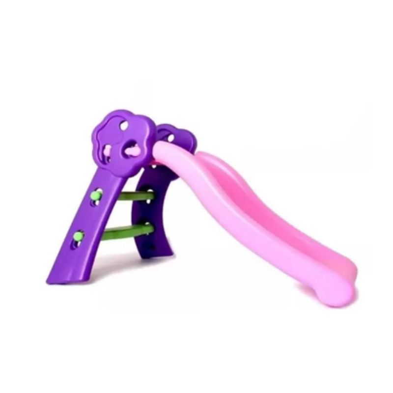 INTEX - Piscina Inflable 147cm + 200 Pelotas, Inflador y rodadero Rosa